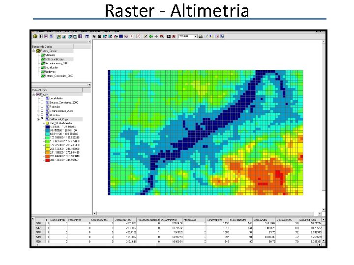 Raster - Altimetria 