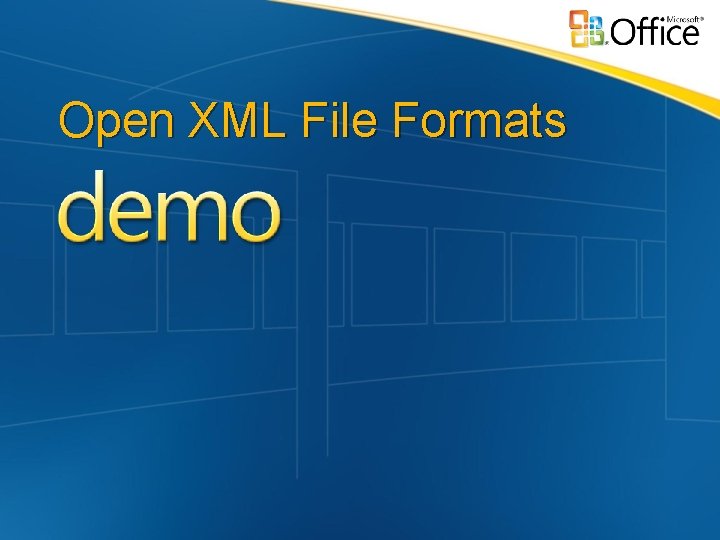 Open XML File Formats 