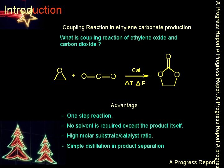 Coupling Reaction in ethylene carbonate production What is coupling reaction of ethylene oxide and