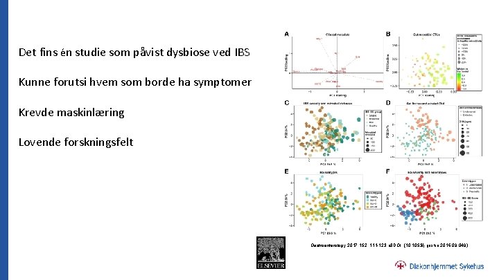 Figure 5 Det fins én studie som påvist dysbiose ved IBS Kunne forutsi hvem