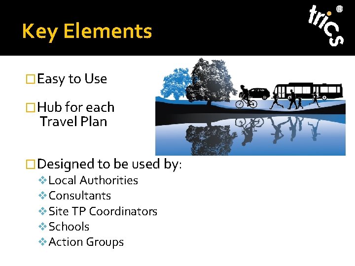 Key Elements �Easy to Use �Hub for each Travel Plan �Designed to be used