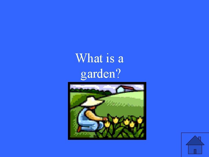 What is a garden? 