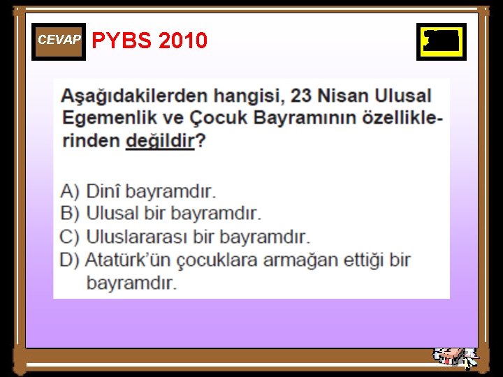 CEVAP PYBS 2010 25 26 27 28 29 30 10 11 12 13 14