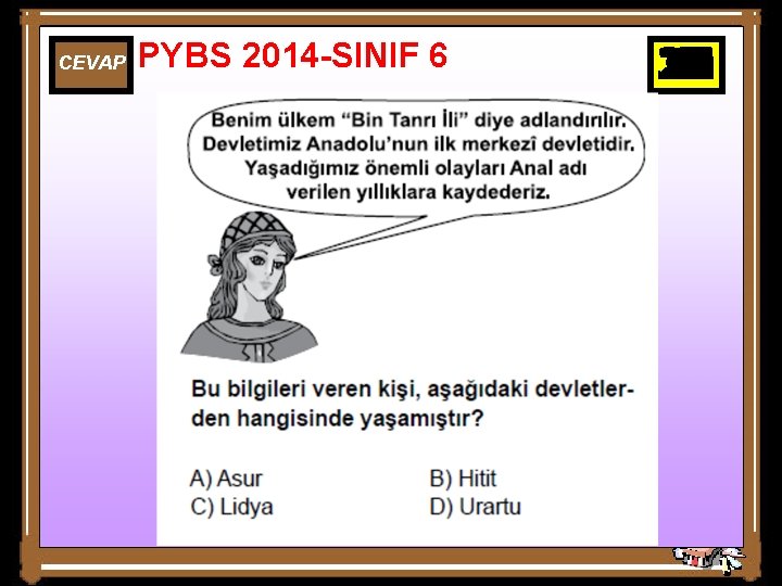 CEVAP PYBS 2014 -SINIF 6 25 26 27 28 29 30 10 11 12