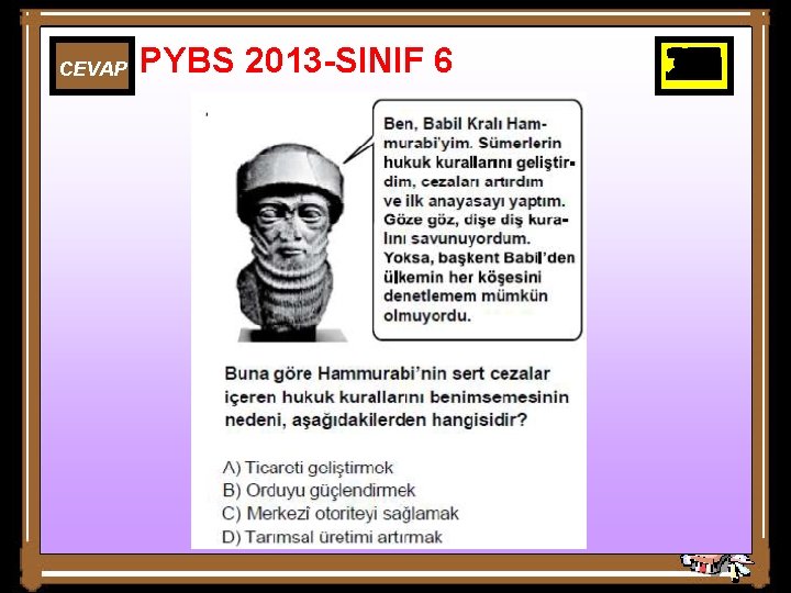 CEVAP PYBS 2013 -SINIF 6 25 26 27 28 29 30 10 11 12