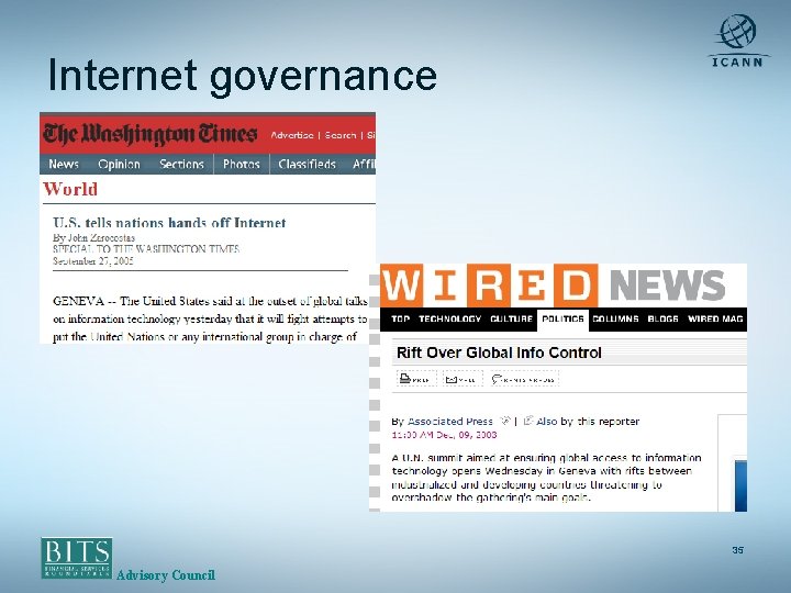 Internet governance 35 Advisory Council 
