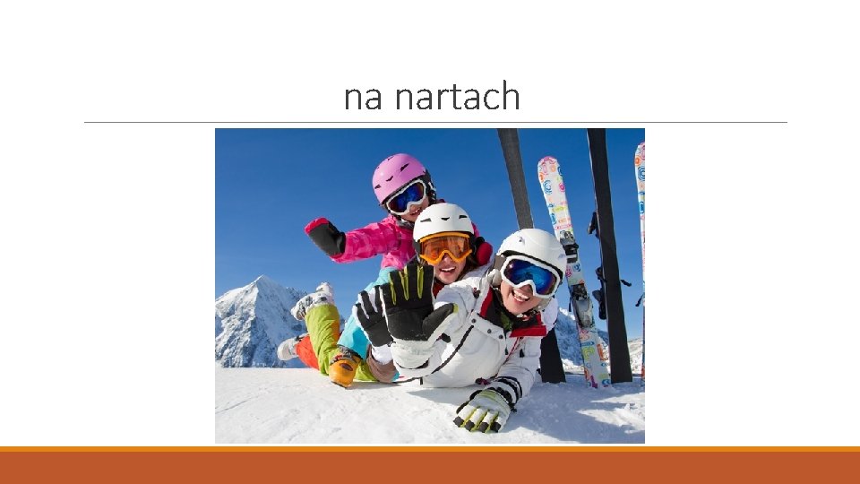 na nartach 