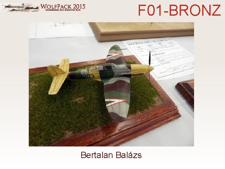 F 01 -BRONZ Bertalan Balázs 