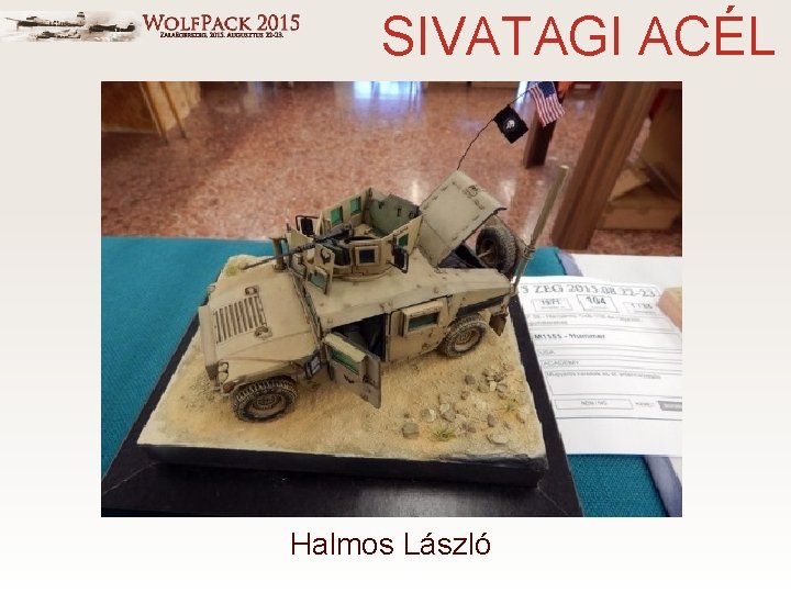 SIVATAGI ACÉL Halmos László 