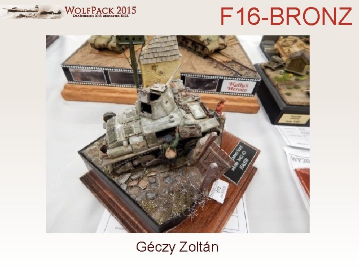F 16 -BRONZ Géczy Zoltán 