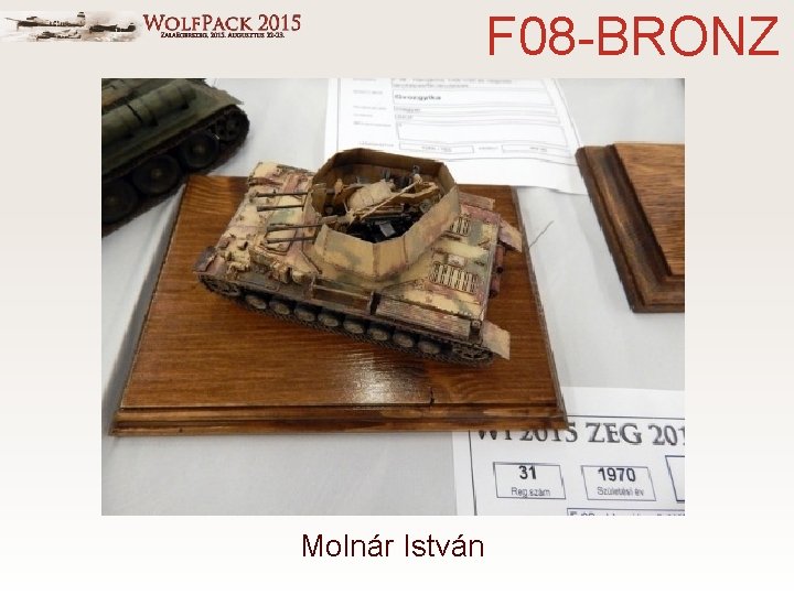 F 08 -BRONZ Molnár István 