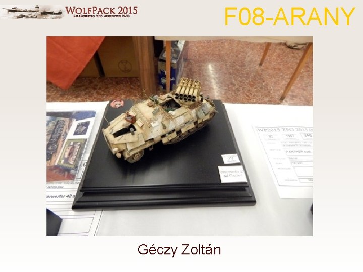 F 08 -ARANY Géczy Zoltán 