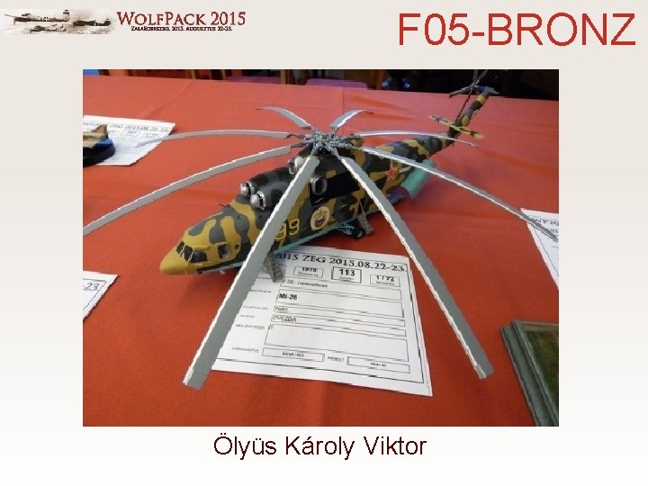 F 05 -BRONZ Ölyüs Károly Viktor 