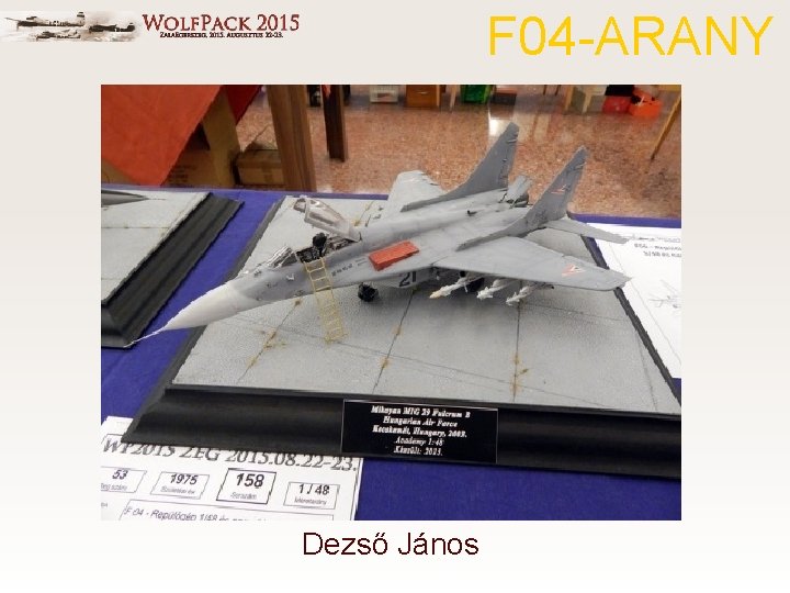 F 04 -ARANY Dezső János 