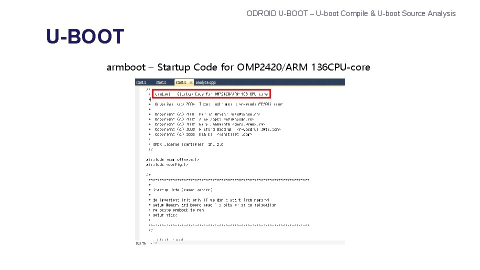 ODROID U-BOOT – U-boot Compile & U-boot Source Analysis U-BOOT armboot – Startup Code