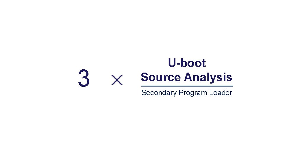 3 U-boot Source Analysis Secondary Program Loader 