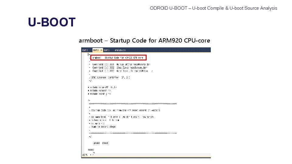 ODROID U-BOOT – U-boot Compile & U-boot Source Analysis U-BOOT armboot – Startup Code