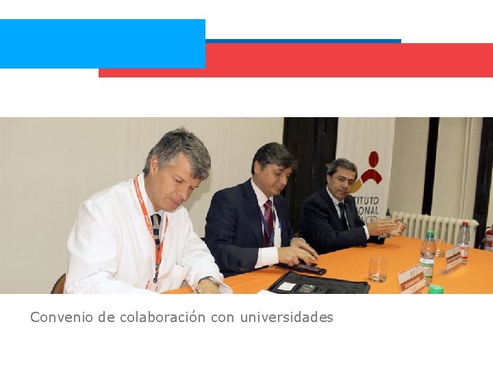 Convenio de colaboración con universidades 