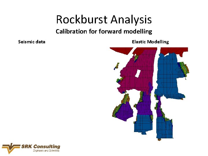 Rockburst Analysis Calibration forward modelling Seismic data Elastic Modelling 