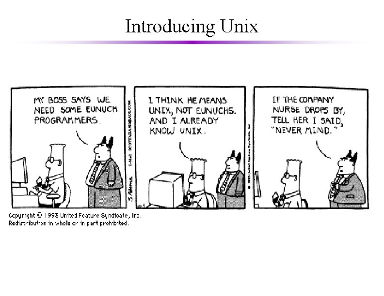 Introducing Unix 