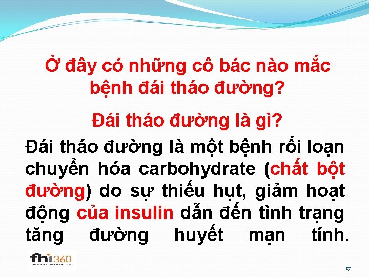 Ở đây có những cô bác nào mắc bệnh đái tháo đường? Đái tháo