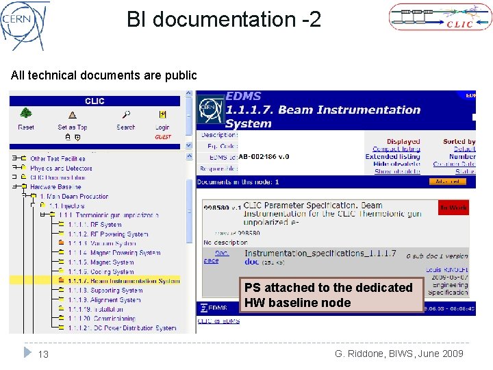 BI documentation -2 All technical documents are public PS attached to the dedicated HW