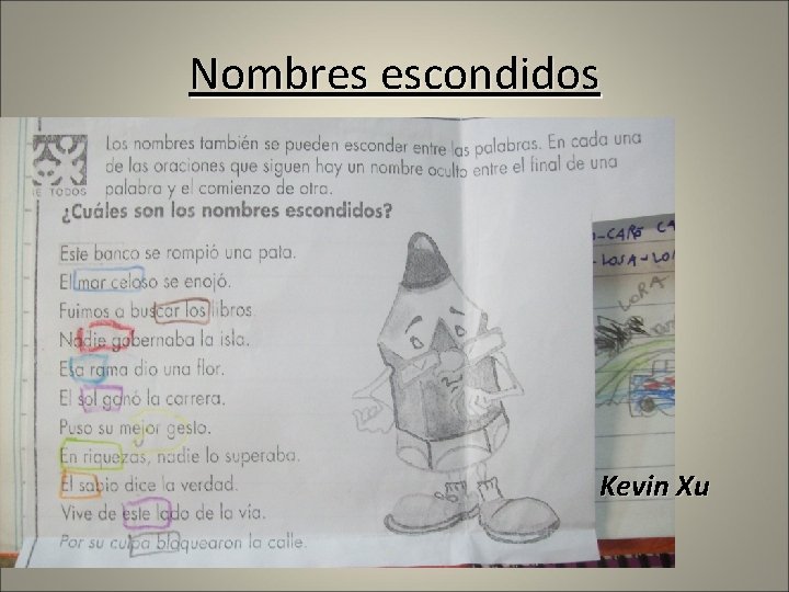 Nombres escondidos Kevin Xu 