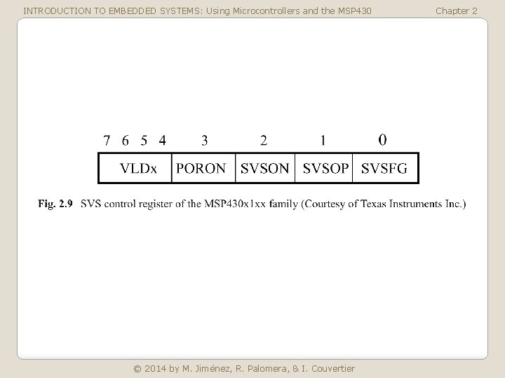 INTRODUCTION TO EMBEDDED SYSTEMS: Using Microcontrollers and the MSP 430 © 2014 by M. INTRODUCTION TO EMBEDDED SYSTEMS: Using Microcontrollers and the MSP 430 © 2014 by M.