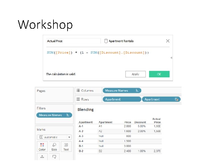 Learning Tableau Chapter 4 LowLevel Aggregate Calculations Topics