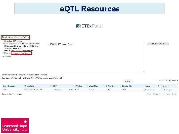 e. QTL Resources 