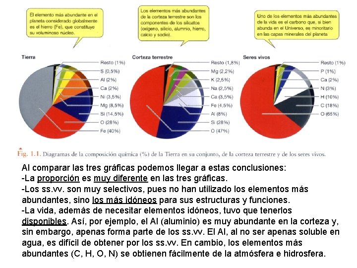 Al comparar las tres gráficas podemos llegar a estas conclusiones: -La proporción es muy