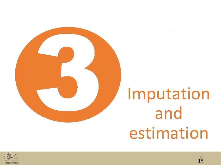 3 Imputation and estimation 16 16 