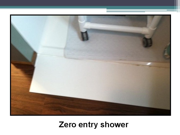 Zero entry shower 