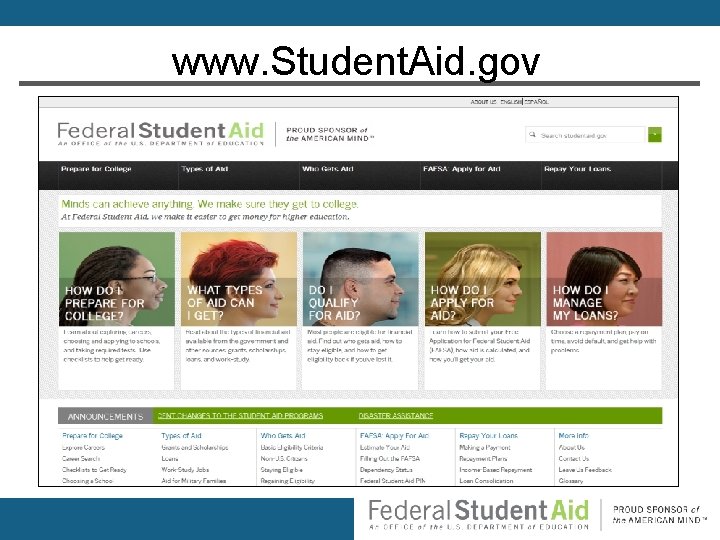 www. Student. Aid. gov 