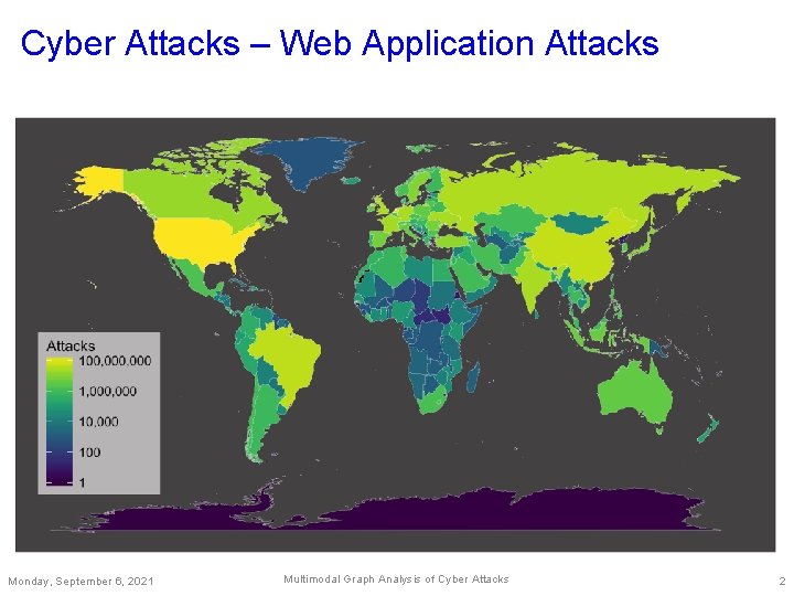 Cyber Attacks – Web Application Attacks Monday, September 6, 2021 Multimodal Graph Analysis of