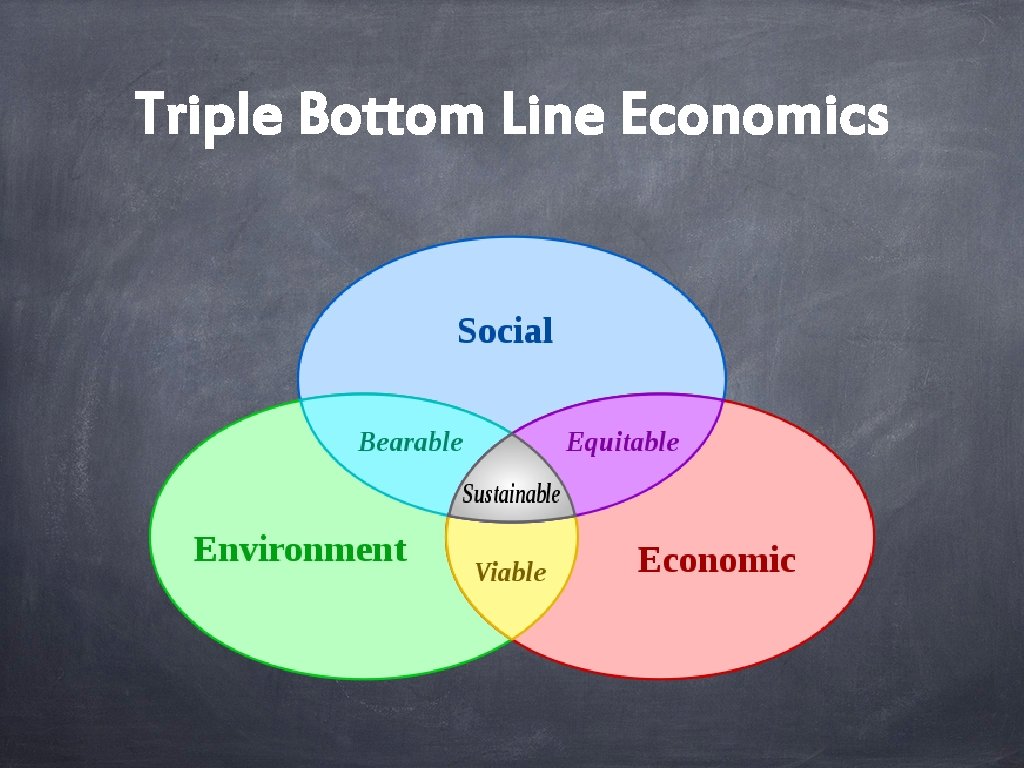 Triple Bottom Line Economics 