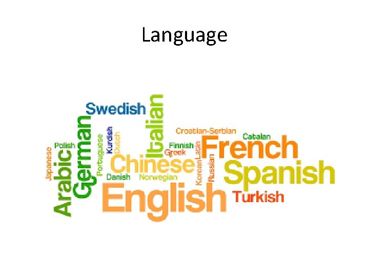 Language 