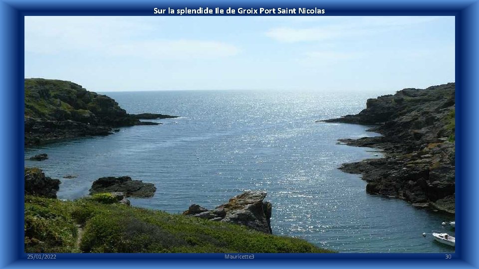 Sur la splendide Ile de Groix Port Saint Nicolas 25/01/2022 Mauricette 3 30 