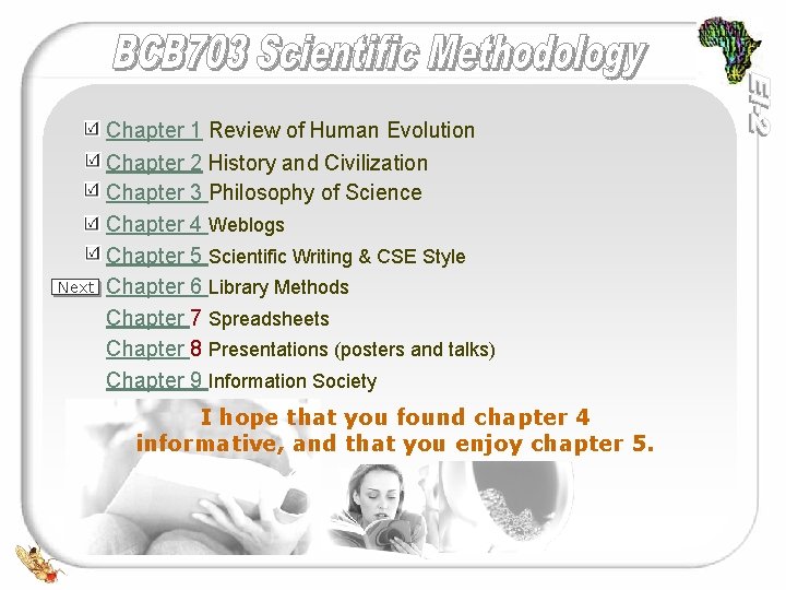 Next Chapter 1 Review of Human Evolution Chapter 2 History and Civilization Chapter 3