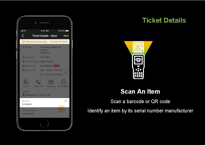 Ticket Details Scan An Item Scan a barcode or QR code Identify an item