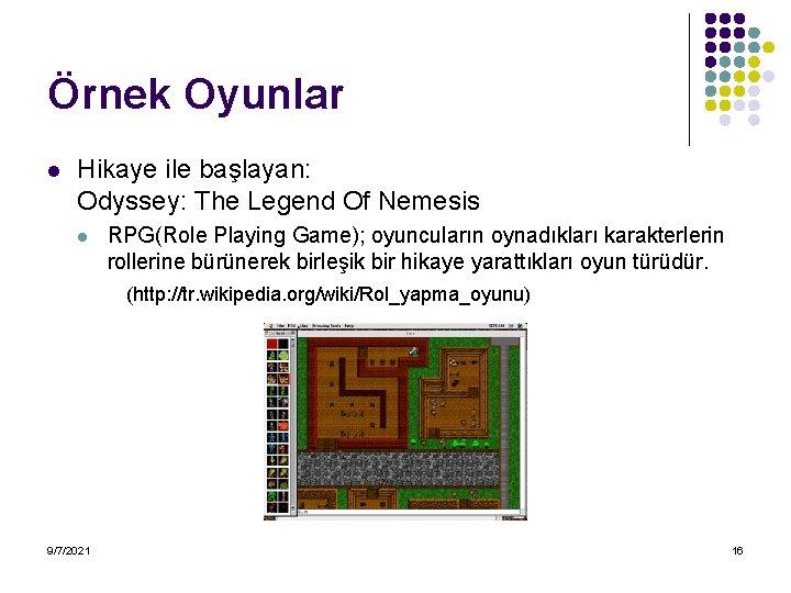 Örnek Oyunlar l Hikaye ile başlayan: Odyssey: The Legend Of Nemesis l RPG(Role Playing