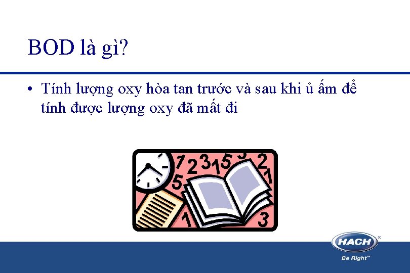 BOD là gì? • Tính lượng oxy hòa tan trước và sau khi ủ