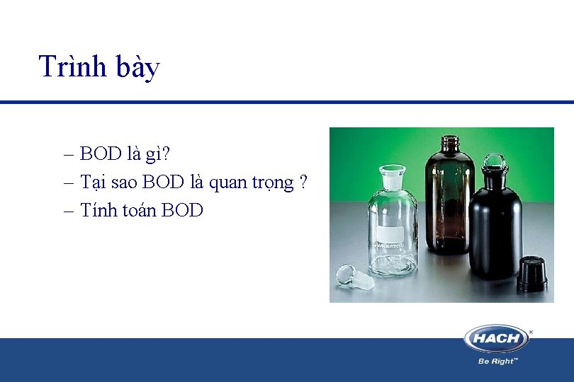 Trình bày – BOD là gì? – Tại sao BOD là quan trọng ?