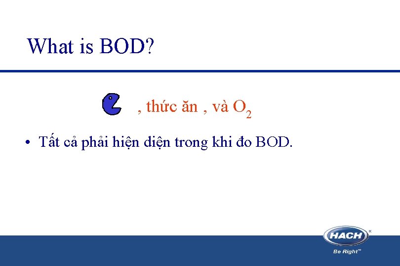 What is BOD? , thức ăn , và O 2 • Tất cả phải