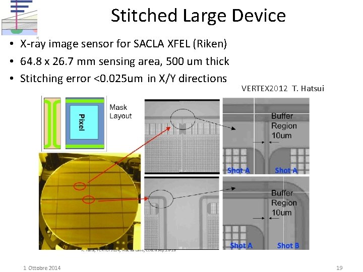 Stitched Large Device 1919 • X-ray image sensor for SACLA XFEL (Riken) • 64.