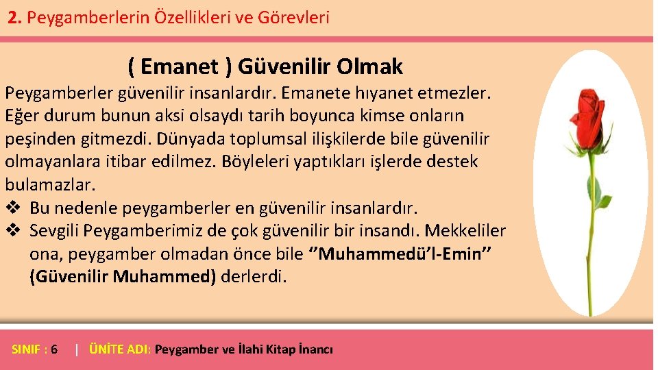 Konu Peygamberlerin zellikleri ve Grevleri Kazanm Peygamberlerin ...