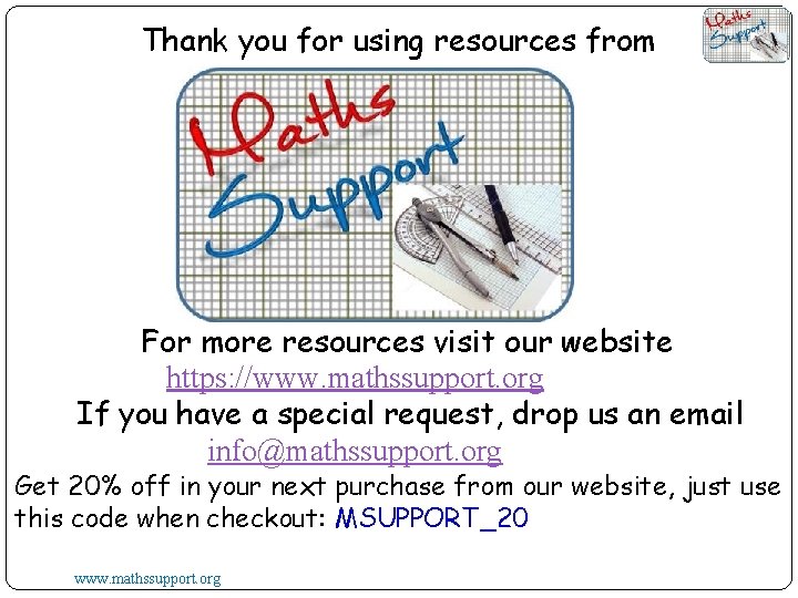 Thank you for using resources from For more resources visit our website https: //www.