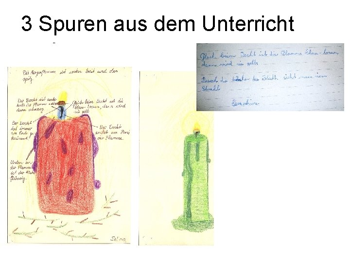 3 Spuren aus dem Unterricht 