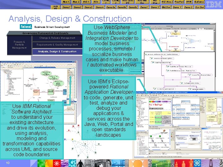 Mod 1 Java WS Demo 1 Mod 2 Demo 2 WID 1 Demo 3