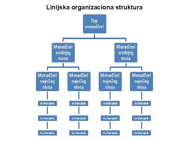 Linijska organizaciona struktura 